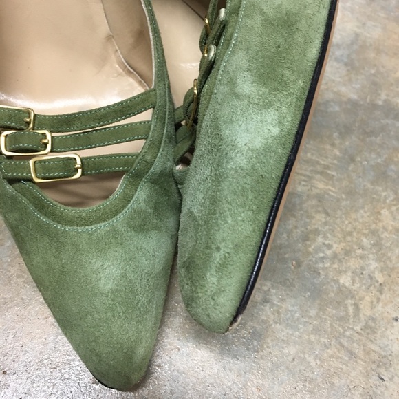 Todd Oldham Shoes-Green-SZ 40 in Italian 9 - Picture 12 of 15
